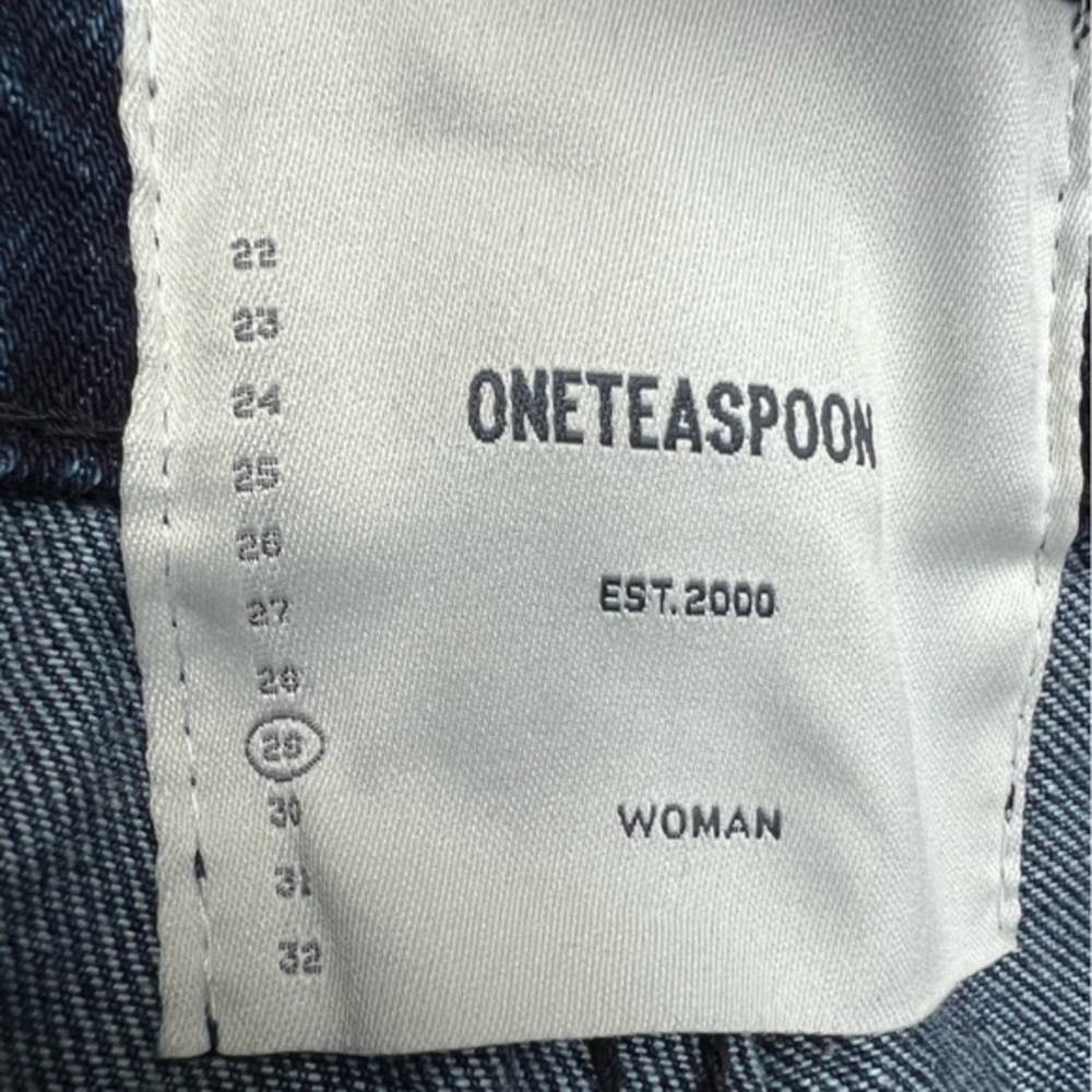 One Teaspoon Awesome Baggies High Waist Straight Leg Denim Jeans, Size 29 NWOT - Picture 5 of 15